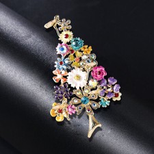 Vintage Style Enamel Crystal