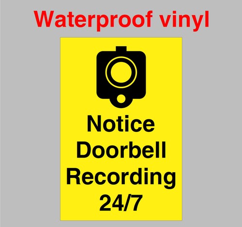 Notice doorbell recording 7 - notice, 24/7