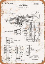 Metal sign 1939 selmer - metal,