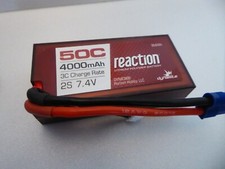 Horizon Li Po Hard Case Pack Model Car,Boat or Aeroplane 7.4 v 50C 2S 4000 MaH
