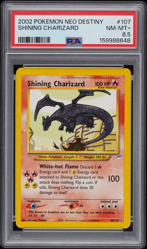Shining charizard psa - charizard, 8.5