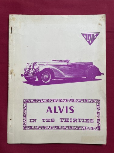 Alvis the thirties - thirties, r.m