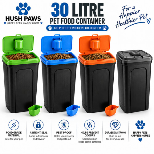 30l pet food container dog - pet, cat