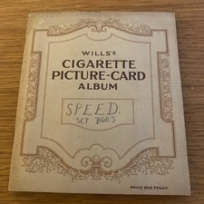 Wills's cigarette cards SPEED
