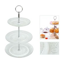 2/3 Tier Cake Stand Glass
