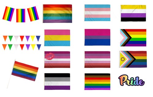 Lgbtq pride festival - festival, flags