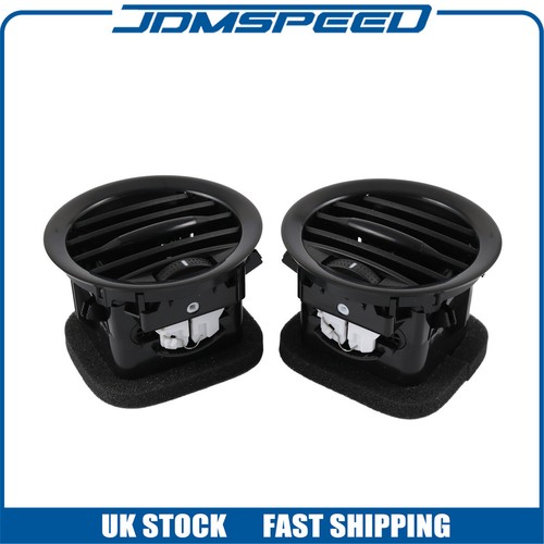 2pcs black interior air vent - black,