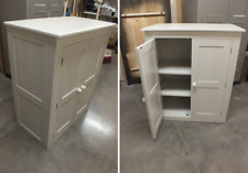 PAINTED LINEN STORAGE CUPBOARD