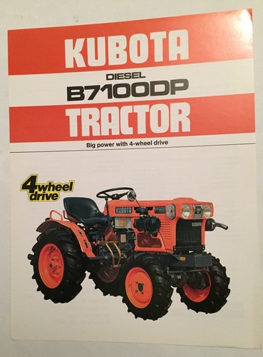 Kubota 4wd diesel compact - kubota,