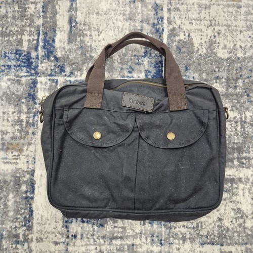 Barbour longthorpe navy - longthorpe, wax