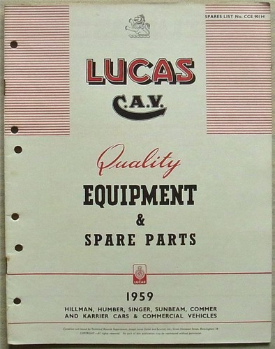 Lucas cav rootes - lucas,