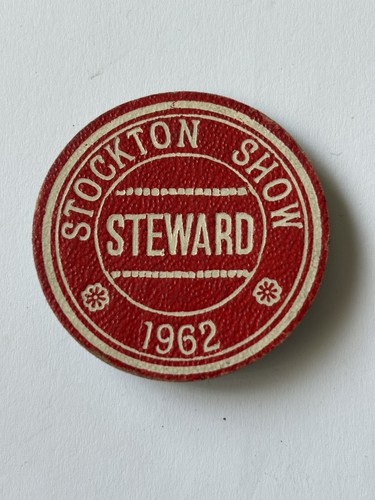 1962 stockton show steward - stockton, show,