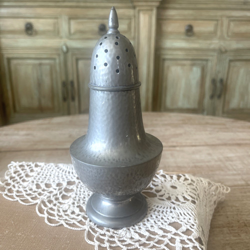 Civic hammered pewter sugar - civic,