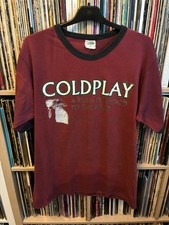 Coldplay Rush of Blood To The Head 2002 XL Tour T Shirt & Concert Ticket