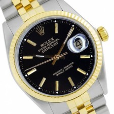 Rolex Mens Datejust Gold &