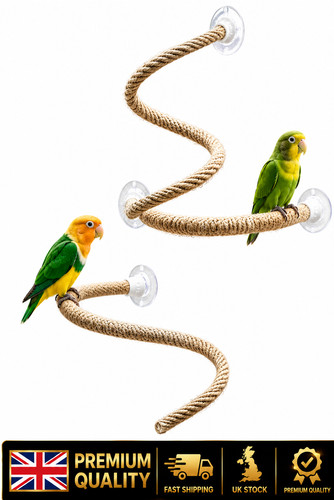 Bendable bird rope perch - bendable,
