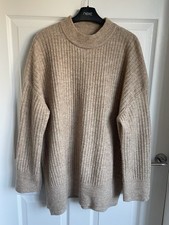 Ladies Oatmeal Beige H&M Long