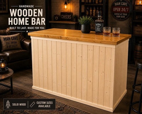 Handmade wooden bar - bar, fully