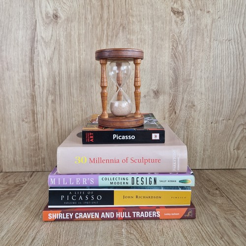 Vintage wooden sand timer - wooden,