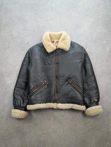 Vintage shearling jacket - vintage,