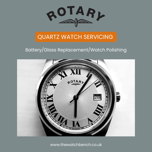 Rotary quartz watch servicing - rotary,