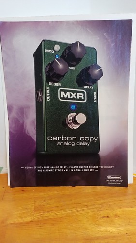 Mxr carbon copy - carbon, effect