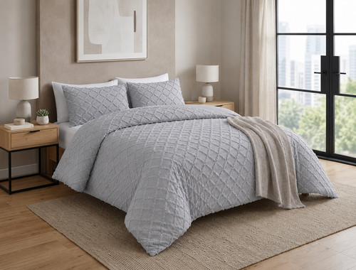 Tufted duvet cover - cover, luxury
