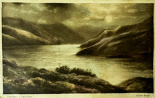 1927 Loch Goil & Loch Long Charles Worcester Postcard by Artist Elmer Keene