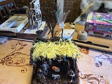 Christmas Vintage Optical Light Up Nativity Set In Full Working Order