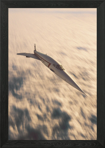 Concorde framed wall art - framed,