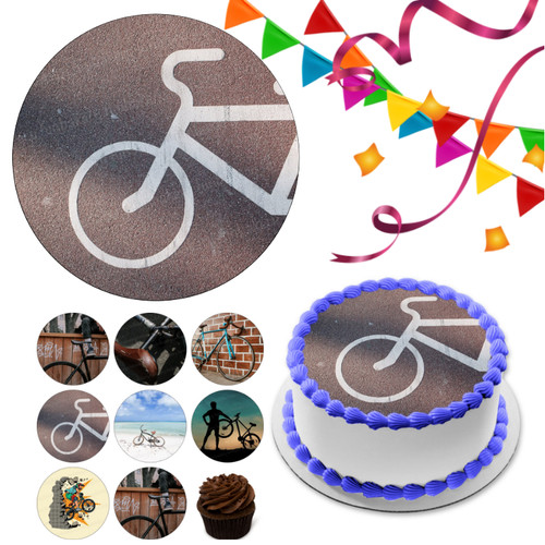 Bicycle bike cake topper party - bike,