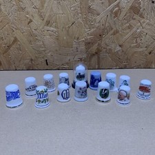 14 x Vintage China Thimbles -