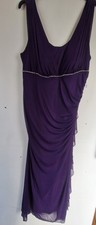 Womans MIM Plus size 20 Short formal Dress full Length Cadbury Purple