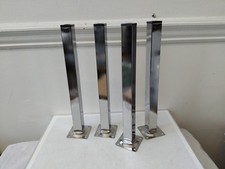 4 BOX STEEL METAL LEGS DINING