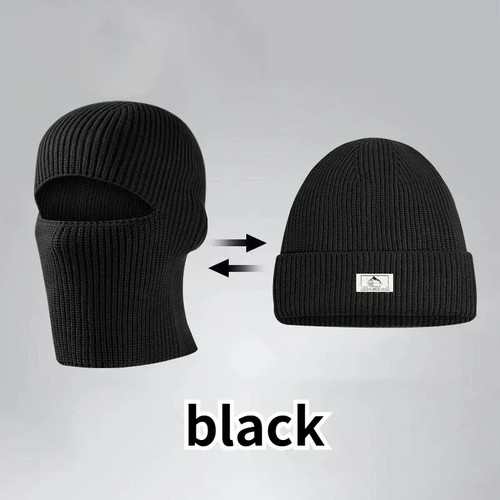 Mens open face knitted - face,