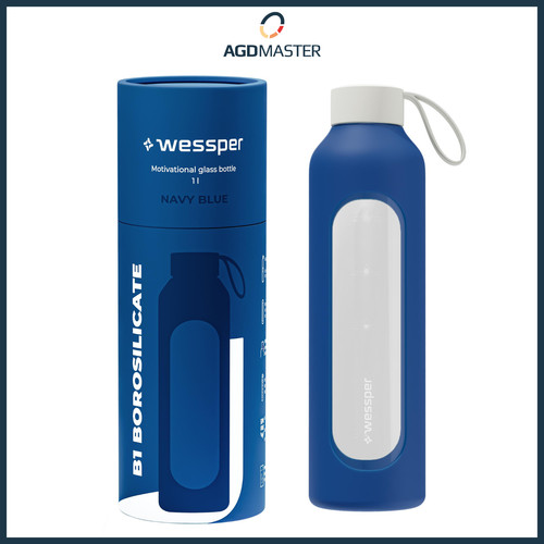 Water bottle glass wessper - bottle,