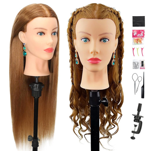 Mannequin head human hair - head,
