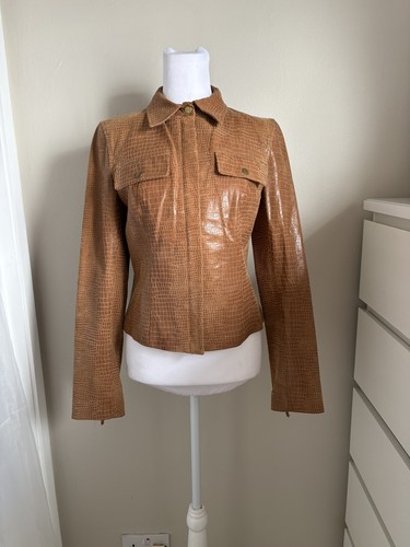 Jesire brown leather jacket