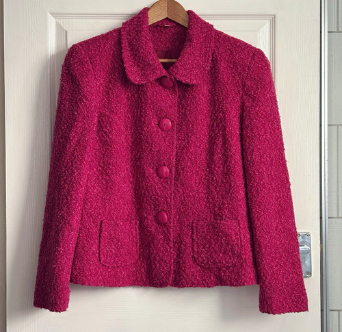Ewm pink boucle button - ewm,