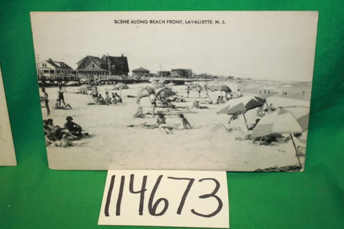 Scene along beach front - along,