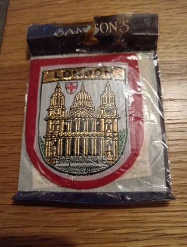 Sampson woven badge - badge, london