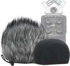 H6 Windscreen Muff and Foam for Zoom Portable Handy Recorder FurFoamKit 