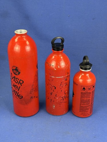 Lot msr fuel bottles - 3, for