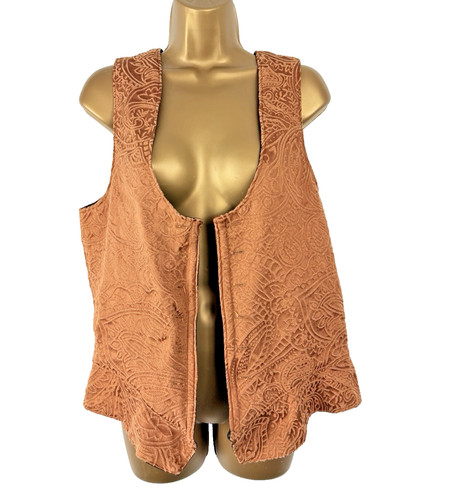 Vintage boho waistcoat paisley - vintage,
