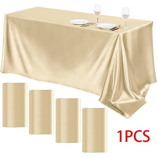 1pcs satin tablecloth - 1pcs,