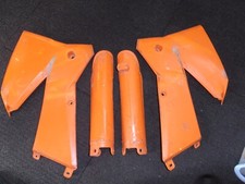 KTM 125-250 off road 2000-07  Radiator panels pair and fork guards  9-13   3-23