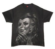 Blood Tears Masked Woman