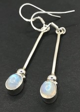 Rainbow moonstone long oval