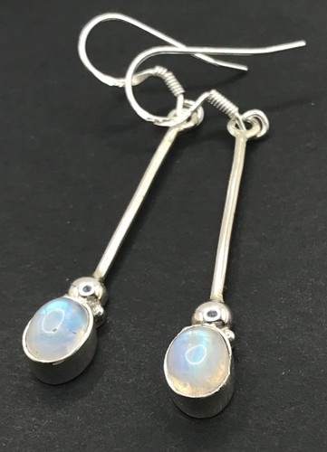 Rainbow moonstone long oval