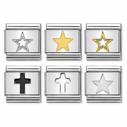 9mm italian charms cross - 9mm,